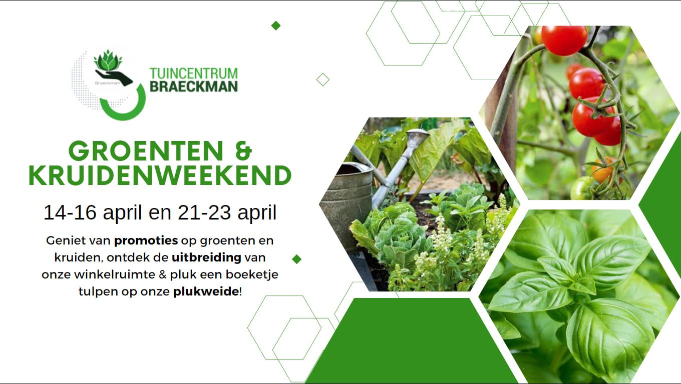 Groenten- en kruidenweekend 2023 - Tuincentrum Braeckman