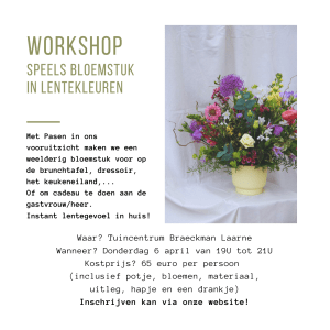 Workshop - Tuincentrum Braeckman